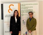 Gleichstellungsrätin Brigitte Hofer (re.) und Kinder- und Jugendanwältin Daniela Höller (Quelle: Büro der Gleichstellungsrätin)